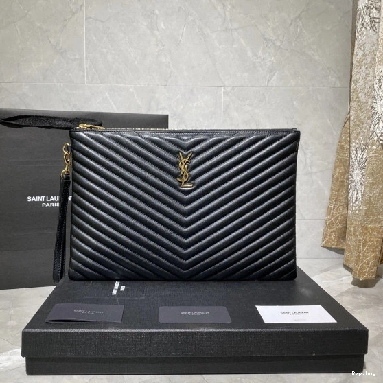 REP YSL MONOGRAM CLUTCH 0712